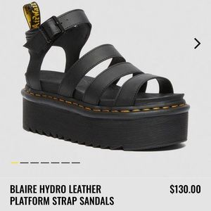 Women’s Size 11 - Like New - Doc Marten Blaire Platform Sandals